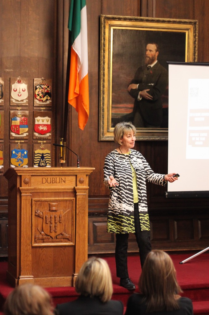 Diane Kenwood the launch of the Magazines Ireland Editors' Forum 