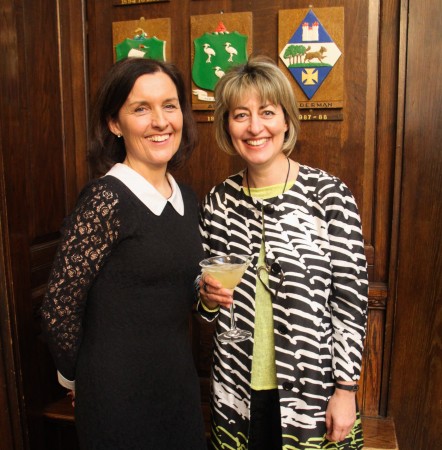 Grace Aungier and Diane Kenwood at the launch of Magazines Ireland's Editors' Forum credit - Christine Maguire