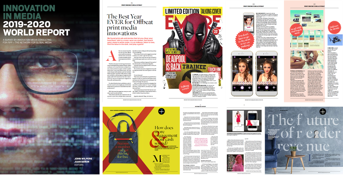 Innovation in Media 2019-2020 World Report spreads ()